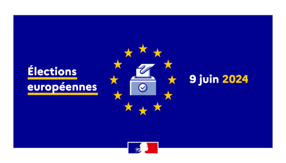 PROCHAINES ÉLECTIONS EUROPÉENNES LE 9 JUIN 2024. Les bureaux de vote seront ouverts de 8h00 à 18h00. Pensez à vous munir de votre carte électorale et d’un justificatif d’identité.